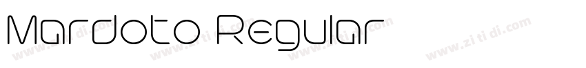 Mardoto Regular字体转换